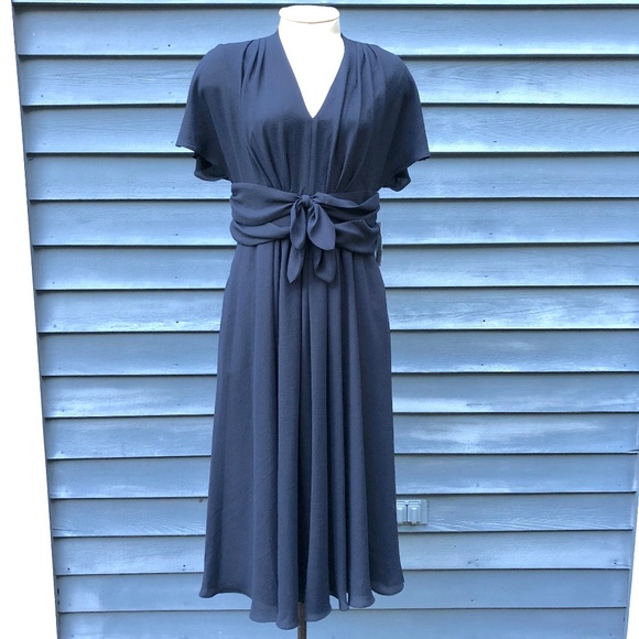 Gal Meets Glam Dresses & Skirts - Gal Meets Glam Jane Dress Navy Blue
